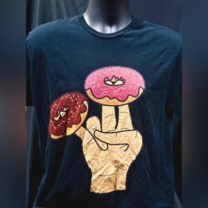 Gildan Black Cotton T-Shirt